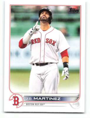 2022 Topps #182 J.D. Martinez NM-MT Red Sox