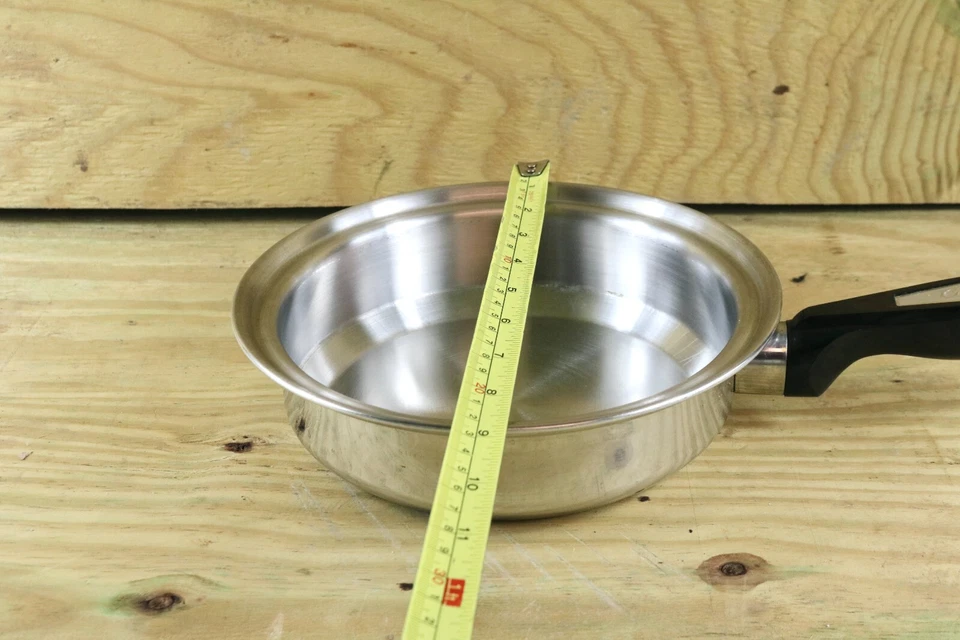 Carico 304 5 Ply Alcore 9" Skillet Fry Pan Saucepan Cookware Lid USA - Image 2 of 4