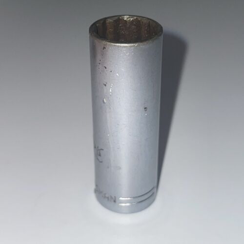 Vintage Craftsman 1/2” Deep Socket 1/4” Drive 12 Pts. =V= SERIES USA - Picture 2 of 14