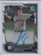 FORREST WHITLEY 2016 Bowman Chrome Draft AUTO Rookie Card RC ASTROS HOT (1D)