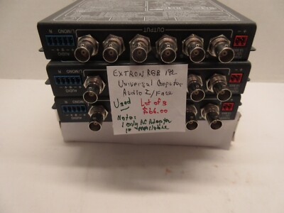 Extron RGB 192 Universal Computer-Video and Audio Interface Used No Power Supply