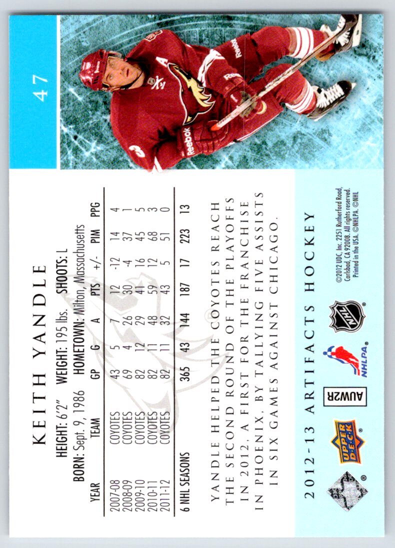 2012-13 Upper Deck Artifacts NHL Hockey Cards - U-Pick From List - Picture 95 of 201