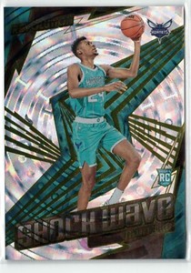 2023-24 Panini Revolution #9 Shock Wave Fractal Brandon Miller Hornets Rookie