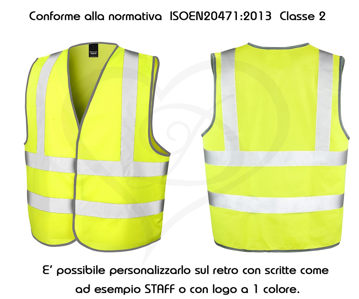 UNINOVA Gilet Di Sicurezza Riflettente, Alta Visibilit&agrave; Gilet