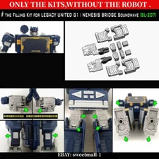 Shockwave Lab SL-207 Filling KITS For LEGACY UNITED G1/NEMESIS BRIDGE SOUNDWAVE