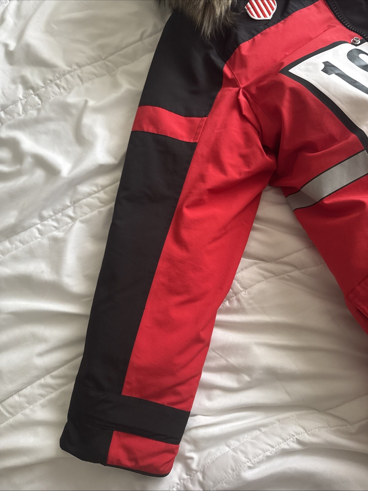 Rare Polo Ralph Lauren 1992 Stadium Collection Down Coat Men's Size M image 3