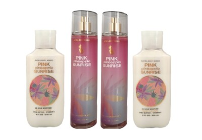 Pink Pineapple Sunrise Lotion & Fragrance Mist Bath & Body Works 4