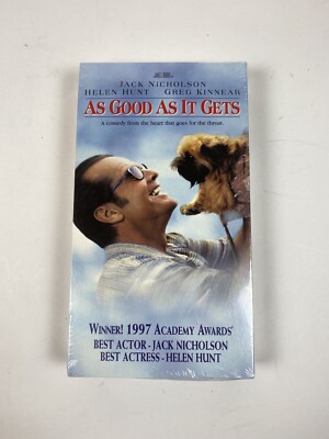 As Good as It Gets (Vhs, 1998)  *NEW / SEALED* Watermark Jack Nicholson