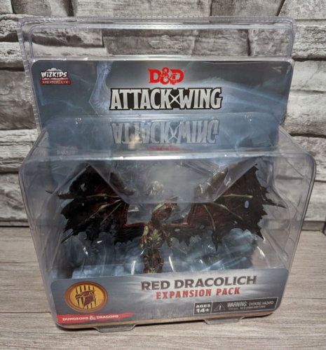 WizKids Dungeons & Dragons D&D Attack Wing Red Dracolich Expansion Pack Zombie - Picture 1 of 4