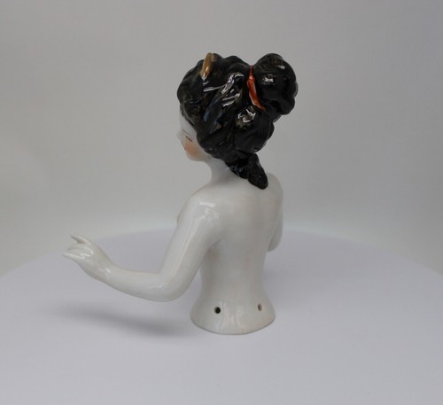 Half doll Marchioness Sexy Half Doll Pincushion Arms Away Art Deco Style Art Nou - Picture 4 of 12