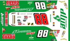  88 DALE EARNHARDT jr. MOUNTAIN DEW 2008 1/24th - 1/25th Scale Decals