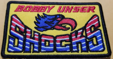 Embroidered Bobby Unser Shocks Patch approx 2.25x4"
