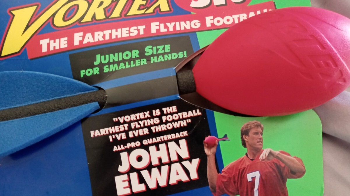 Koosh Vortex Junior Original Packaging John Elway Approved nerf | eBay