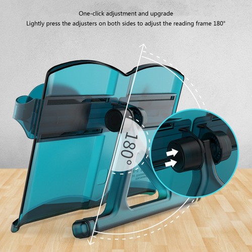 Reading Book Holder ABS Plastic Flexible Adjustable Reading Height and Angle - Afbeelding 6 van 11