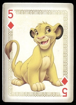Simba Lion King Disney Character Playing Card (NM)