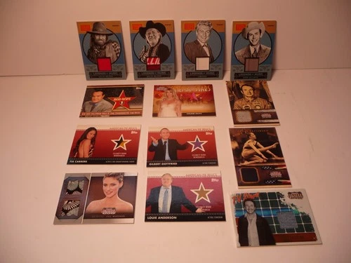 Lot of 13 PANINI Wardrobe card Nelson Liberace Hope Hawn  Gottfried Louie Cards