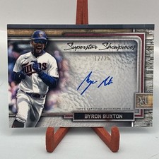 2023 Byron Buxton /25 Auto Autograph Topps Baseball Museum Collection SS-BB