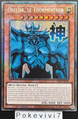 Yu-Gi-Oh! Karte OBELISK, DER QUÄLER RA05-FR129 STAR NEU