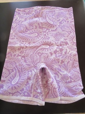 Cont-ta Vintage Helanca Nylon Schlüpfer mit Bein GR 48 - 50 flieder / weiß  Neu