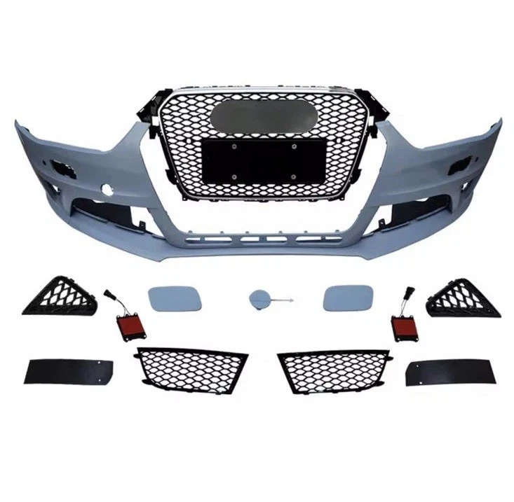 Kit parachoques delantero estilo RS4 completo, para Audi A4/S4 B8.5 2013-2016 con faro antiniebla Foto 2 de 3