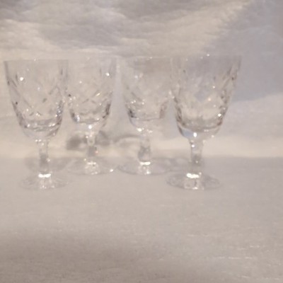 Royal Doulton Kristall Prinz Charles - 4 Sherry Gläser