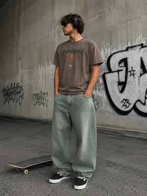 Vintage Levi s SilverTab Loose Baggy Jeans USA 90s Green W33 L34