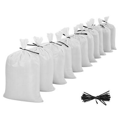 Uimoso 100 Pack Sandbags 16'' x 26'' Durable Bags with 50lb Capacity Empty