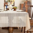 Lace Tablecloth Table Cover Three-dimensional Jacquard Party Tablecloths Decor