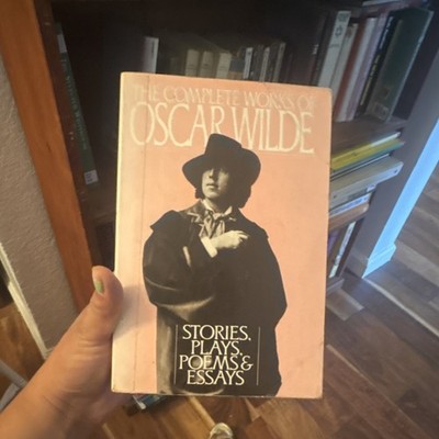 The Complete Works of Oscar Wilde Paperback Perennial Library Stories Plays Poe 