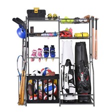 Best Mythinglogic Garage Sports Equipment Storage, 2 Golf Bag Storage Stand and