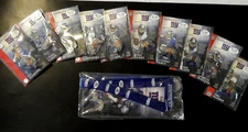 2005 New York Giants-New York Post Pin Collection-Football-10 Pins & Lanyard-NEW