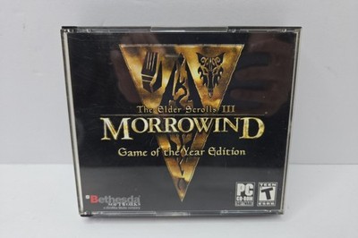 The Elder Scrolls III: Morrowind Game of the Year Edition PC 2003 4-Disc Set
