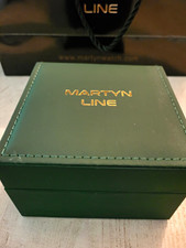 Martyn Line Limited Edition Herren Quarz Uhr rot Silikon, schwarz