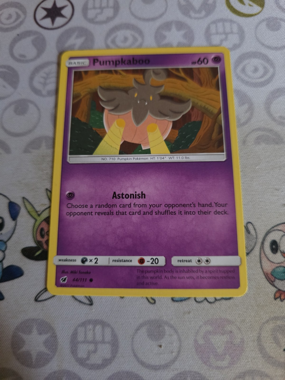 Pokemon Crimson Invasion Pumpkaboo 44/111 NM/M 