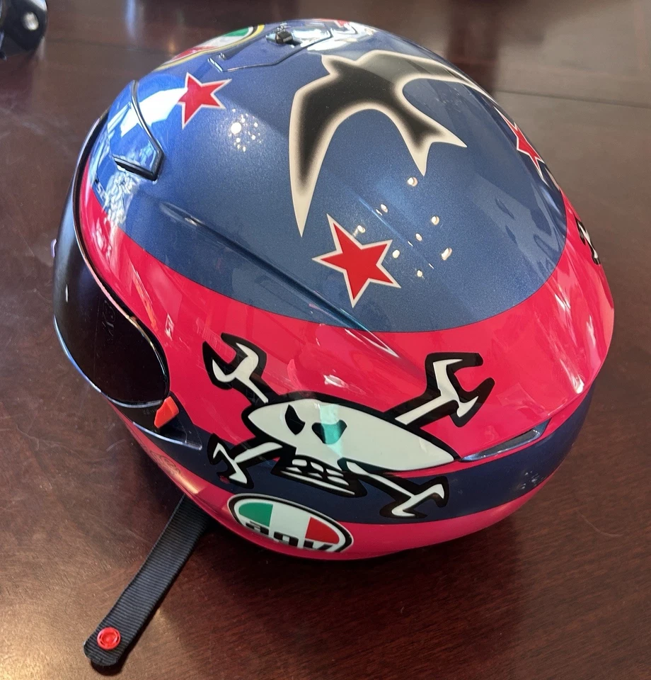 AGV K3 Guy Martin Excelente Estado, Bonita Visera Extra y Bolsa Casco Moto Foto 4 de 4