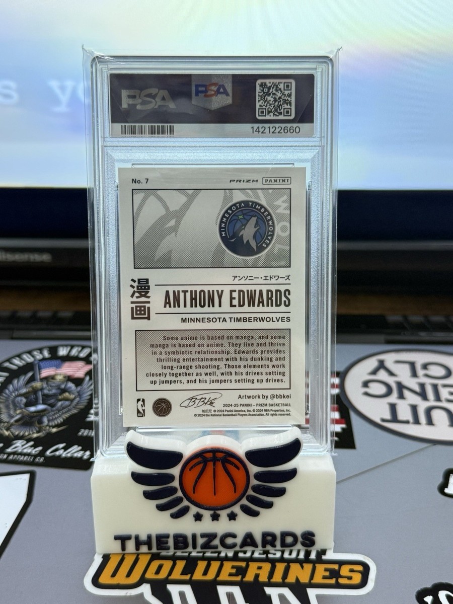 2024 Panini Prizm - Anthony Edwards - Manga #7 - PSA 10 Pop 26 | eBay