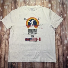 Polo Ralph Lauren RL 67 MOUNTAIN EXPEDITION Graphic T-Shirt Size Large