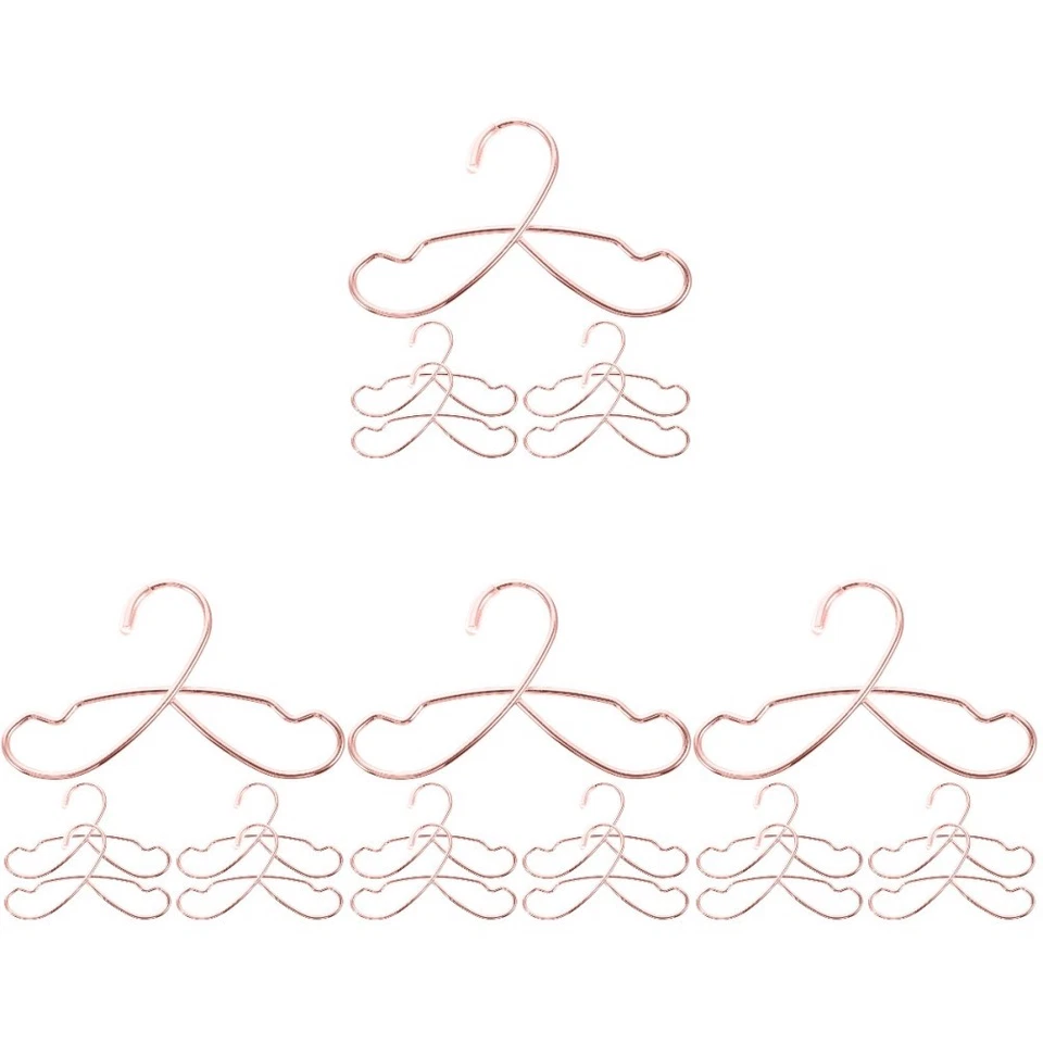  4 Pack Zubehör Puppenhaus Kleider Aufhänger Kleiderbügel Miniaturkleiderbügel