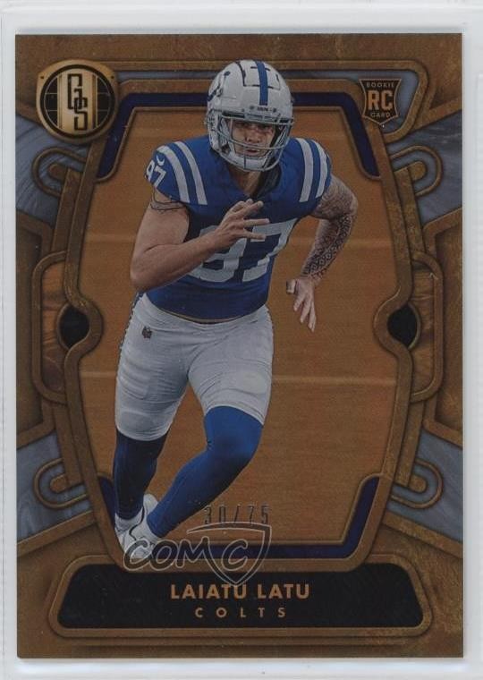 2024 Panini Gold Standard Rookies Platinum 30/75 Laiatu Latu #115 Rookie RC 1l2