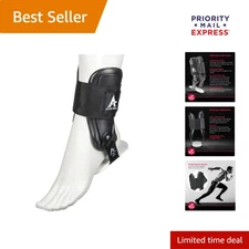 Active Ankle T2 Brace: Lightweight Ankle Support for Sports & Recovery, Medium