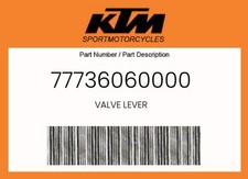 KTM Genuine Valve Lever - 77736060000