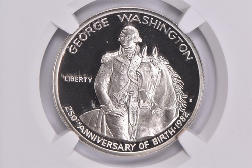 1982-S PF69 George Washington Commemorative Half Dollar NGC Special Lbl *8083 - Picture 3 of 5
