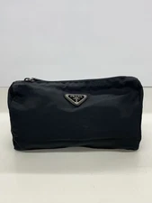 PRADA Pouch Nylon Black
