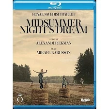 Royal Swedish Ballet Midsummer Night Dream Blu-Ray Disc