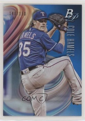 2018 Bowman Platinum Blue 140/150 Cole Hamels #85 06z2