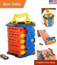 Portable Hot Wheels Roll Out Raceway With Vehicle - Perfect Gift for Kids 4+