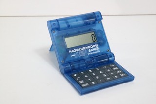 Taschenrechner Klappbar Blau Werbeartikel Rechner Vintage Büro