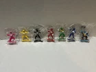 BRAND NEW SET OF 7 VTG Mighty Morphin Power Rangers 3” Mini Figures 1993 Bandai