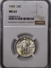 1920 Standing Liberty Quarter NGC MS63