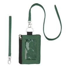 Minimalist RFID Blocking Wallets, Army Green 2 Lanyard
